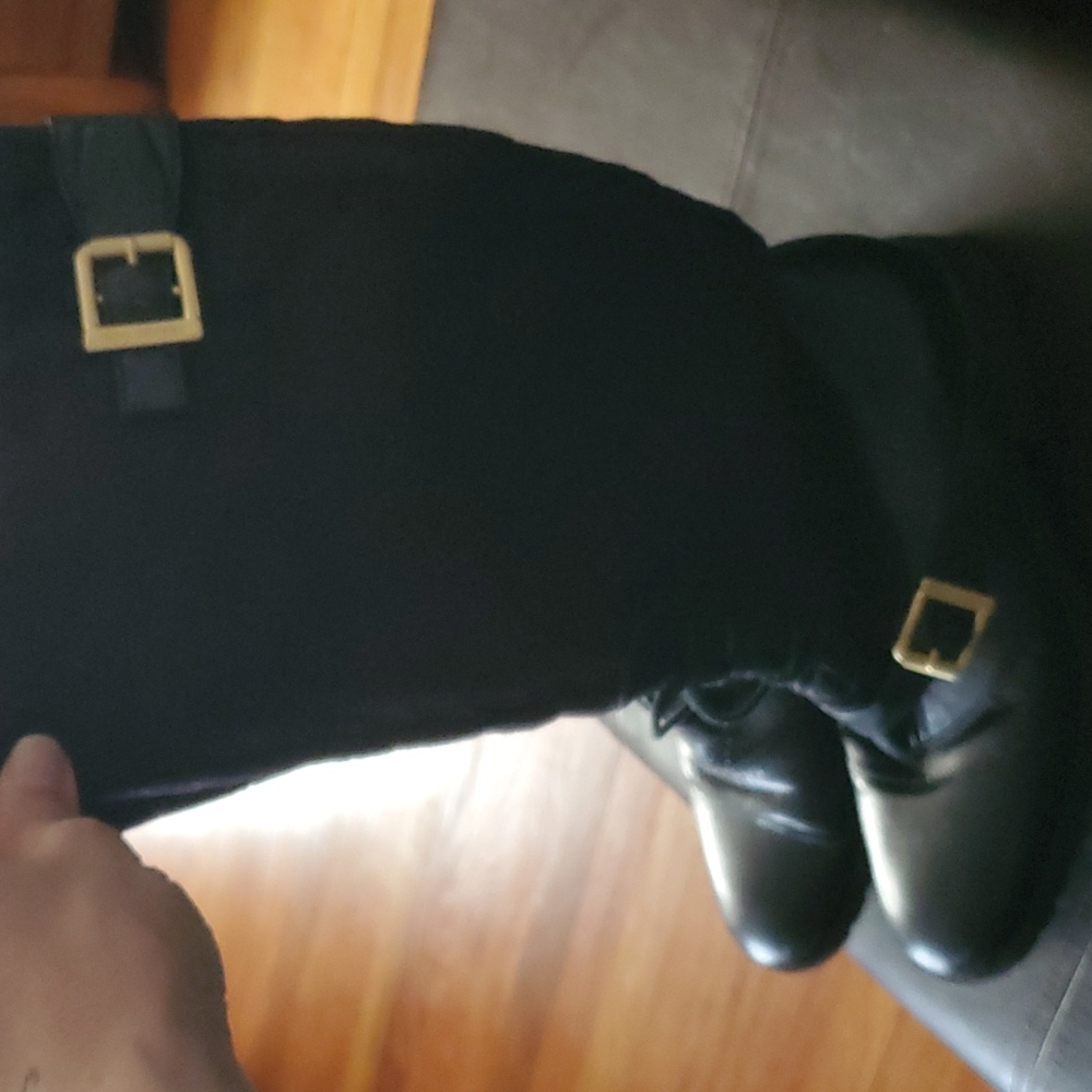 Black riding boots
